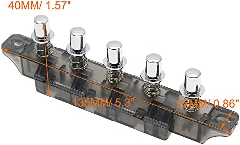 ЛДЕКСИН 2 ПЦС опсег на аспиратор прекинувач за тастатура MQ22-5B AC 250V 4A 5 PUSHBUTTON PIANO Тип на табла за табли за опсег за