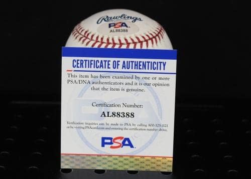 Хенк Арон потпиша бејзбол автограм автограм автограм PSA/DNA AL88388 - Автограмирани бејзбол
