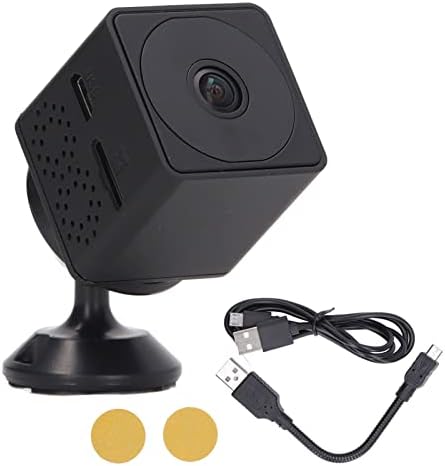 Lantro JS Mini безжична камера, чувајте го вашиот простор безбеден со откривање на движење, ноќно гледање и снимање на јамка