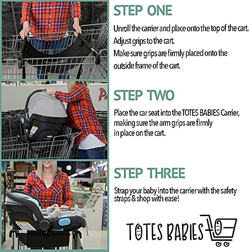 Тотес Бебиња-Носач За Автомобилски Седишта За Колички, Им Овозможува На Бебињата, Новороденчињата, Доенчињата и Малите Деца Да Останат Цврсти