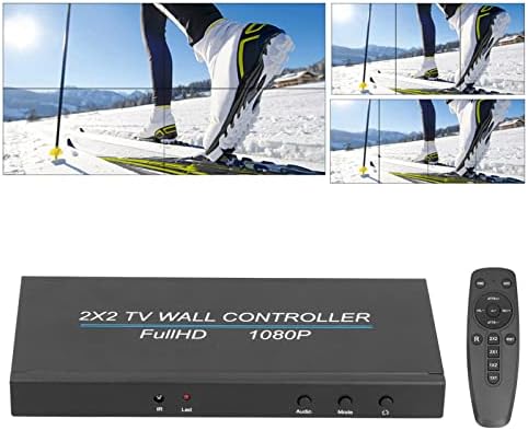 Контролер на LED видео wallидови, процесор за спојување на екранот од 1080p 2x2 HDMI, процесор за поддршка на излез од 4 HDMI
