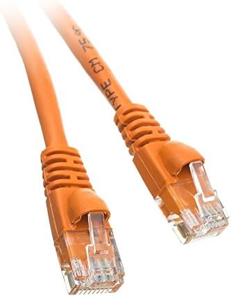 ACL 150 Стапки RJ45 Snagless/Обликувани Подигање Портокал Cat5e Ethernet Lan Кабел, 1 Пакет