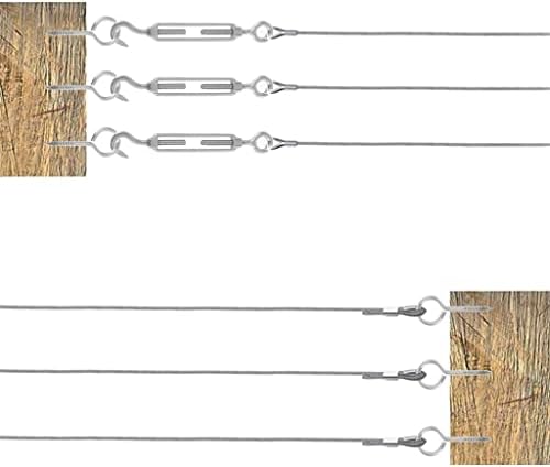 Tbiiexfl 15m/30m слика за жица за жици за оградување градина тешка завртка за завртки за завртки за завртки за завртки