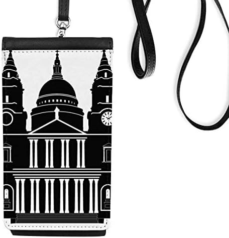 Англија зграда на Обединетото Кралство преглед Велика Британија Телефонски чанта што виси мобилна торбичка со црн џеб