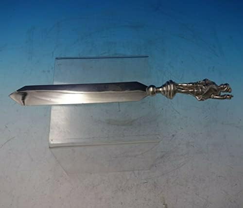 Англиски Сребрена Плоча Биро Постави 3 парчиња Нож Печат Пенкало Во Оригинална Вградена Кутија