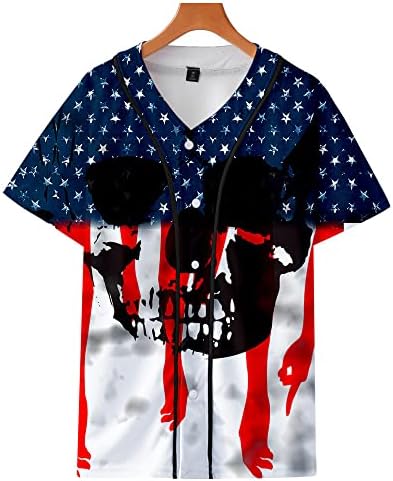 Летни маички за вежбање маички жени маж во САД краток ракав o вратот печати врвови блузи маица деца со долга кошула за ракави за
