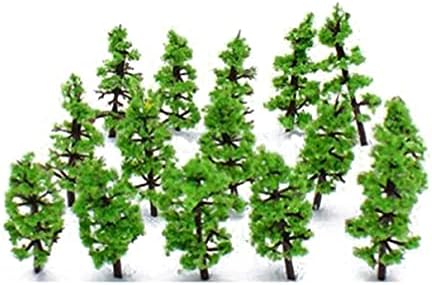 Вакауто Растенија Декор Зеленило Декор 100 парчиња Модел Дрвја Минијатурни Дрвја Железнички Дрвја Железнички Железници Архитектура