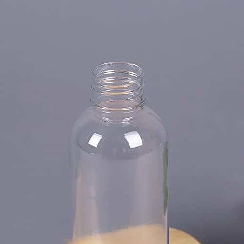 Cchude 6 компјутери 100 ml чисти пластични шишиња празни шишиња за патување со полнење мали контејнери со течности, преносни