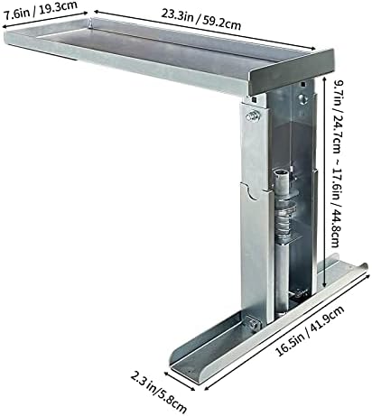Стабилизатор на скалила за стабилизатор на скалила за скалила, алатка за скалила за скалила 9.7-17,6 инчи прилагодлива висина на висината