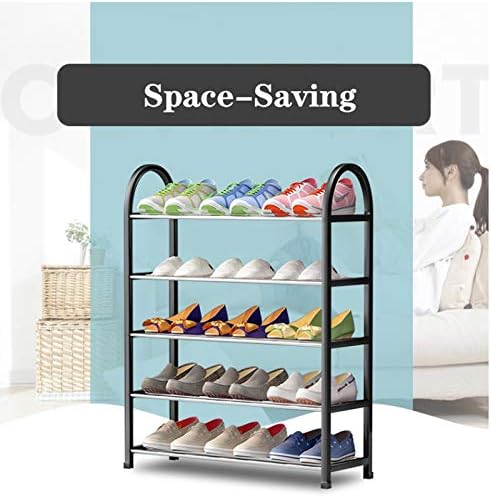 Shoe Rack for Entryway Multi-Layer Simple Shoe Rack Stainless Steel Shoe Rack Multi-Function Home Storage Rack Entryway Shoe Shelf Ideal for
