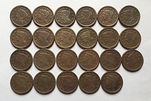 Стари 27,5 ММ 1847 Американски Монети Бакарни Монети Антички Занаети Странски Комеморативни Монети