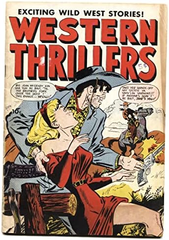 Западните Трилери #52 1954-Лисица Златното Доба-фарови покрие vg+