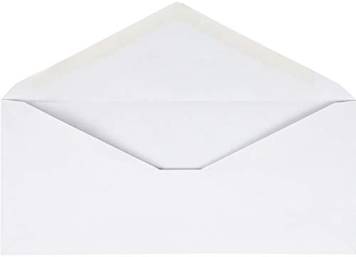 10 Бели Пликови Со V-Размавта, 4-1/8 x 9-1/2, 24lb. - 10 Пакет