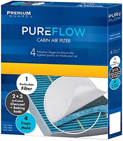 Pureflow Hepa Cabin Air Filter PC99052HX | Fits 2020-14 Nissan Rogue, 2022-17 Rogue Sport, 2022-15 X-Trail, 2022-17 Qashqai,