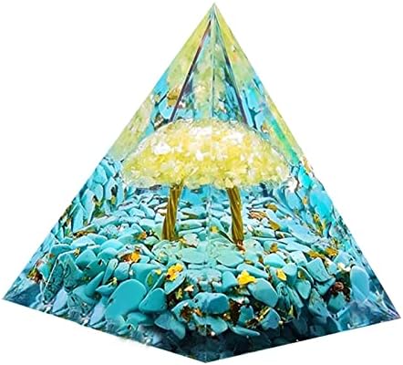 Дрво на живот оргонит пирамида реики кристали на печурки дрво, среќа со собирање на лекување на медитација