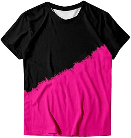 Womenените летни врвови, обичен фустан 2023 резервоар со качулка за жени, облечени обични 12,89 жени Велигденска кошула 3/4 ракав