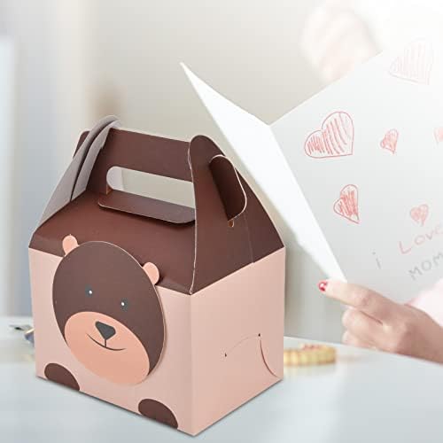 50 парчиња Џунгла Сафари Животни Забава Фаворизирајте Кутии Животни Тема Среќен Роденден Третирајте Кутии Торби За Забави Бонбони Добрите