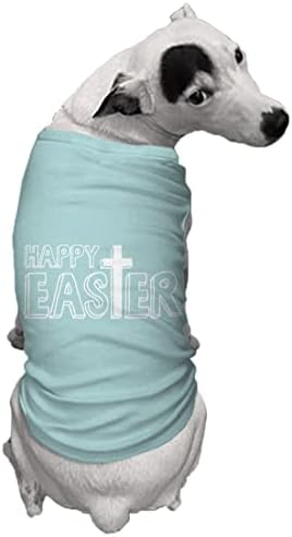 Среќен Велигденски крст - кошула за кучиња Исус христијанско кучиња
