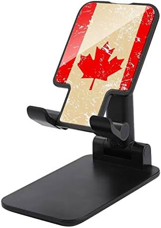 Канада Ретро Знаме Преклопен Држач За Мобилен Телефон Прилагодлив Агол Висина Држач За Таблет