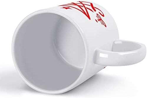 Кристијан Луцифер Сатански Печатење Кригла Кафе Тамблер Керамички Чај Чаша Смешни Подарок Со Логото Дизајн За Канцеларија Дома Жени