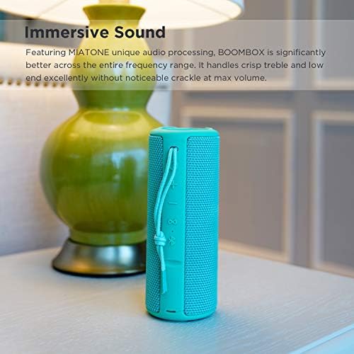Миатонски отворено водоотпорен преносен Bluetooth звучник безжичен - зелена