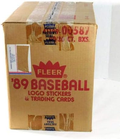 1989 Флер Бејзбол Восок Случај Запечатени 20 Кутии Код 90131 Можно Грифи Дебитант-Бејзбол Картички