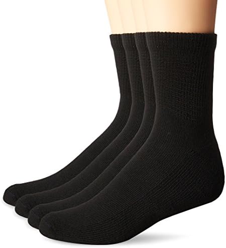 Д-р Шолл со 4 пакувања со дијабетични и циркулаторни чорапи со глуждот, црна, големина на чевли: 7-12