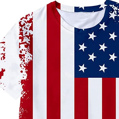 Independence Day Toddler Boys Tees Happy Festival USA Patchwork Tunic Tops Short Sleeve Blouse Shirts