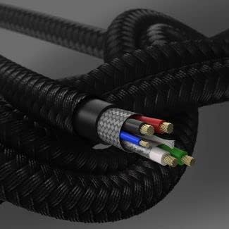 Otterbox Брзо полнење Премиум Молња на USB -C кабел, 2м - Роуз Шимер