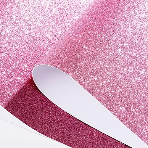 FunStick Pink Glitter Cardstock 3.9 X200 Пинк за сјај хартија хартија за хартија за занаетчиска хартија самостојна искрата розова