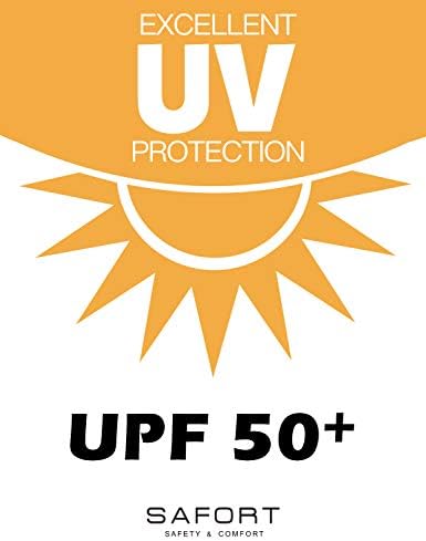 Safort Men's upf 50+ Сонце за заштита од сонце со џеб со долги ракави маица за трчање, риболов, пешачење