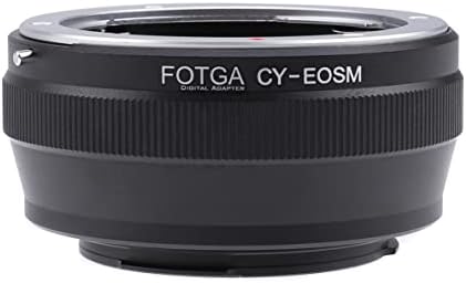 Адаптер за монтирање на леќи FOTGA за Contax Yashica Cy Mount Lens To For Canon EOS EF-M Mount M M2 M3 M5 M6 II M10 M100 M100 M200 Без огледала камера