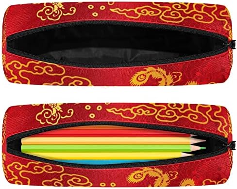 Змеј и Фониекс Кинески уметнички молив случај Студентска канцелариска торбичка торбичка патент Пенка за пенкало за козметика торба