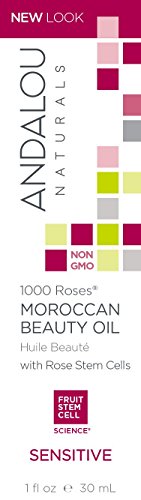 Андалу Природни 1000 Рози Мароканска Убавина Нафта Унца, Бела, роза, 1 Fl Oz