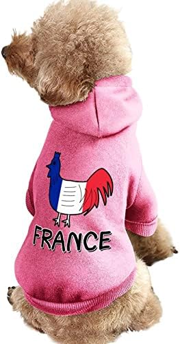 Француски Ле Кок Гаулоис Едно парче кучиња костум за домашни миленици облека со додатоци за миленичиња за кученце и мачка l