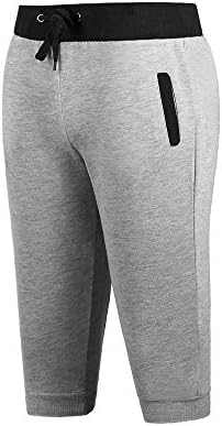 XQXCL Моден спорт Фитнес Фитнес мажи шорцеви вежбање со џогирање панталони се вклопуваат во еластично боди -билдинг
