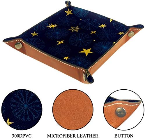 Boho starsвезди сина цветна шема Организатор канцеларија микрофибер кожна биро за лакови практични кутии за складирање на паричници