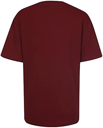 Womenените маички со маички на вратот на вратот на вратот на маицата со кратки ракави букви графички летни есен маици 2023 облека трендовски