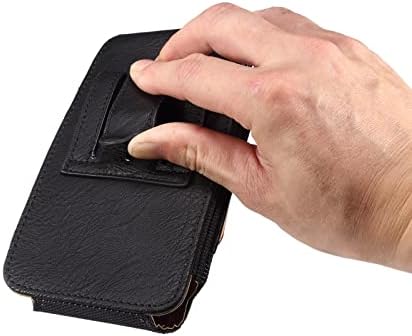 Телефонски клип Телефонски торбички со торбичка со држач за картички компатибилен со Sony Xperia10 Plus, 1, Pro, Premium Leather