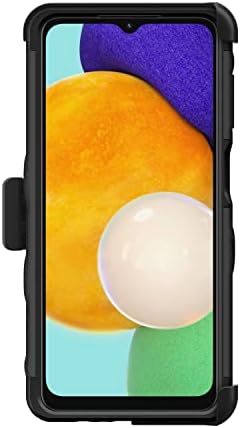 Зизо Болт пакет за Galaxy A13 5G Case со заштитник на екранот за лансирање на футроли - црна боја - црна