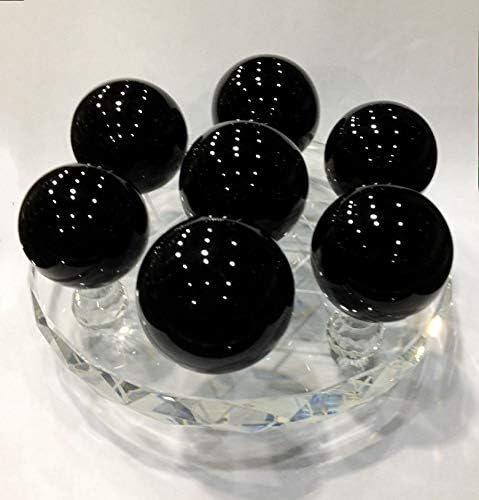 Zamtac седум природни опсидијански топчести украси налетаат вода