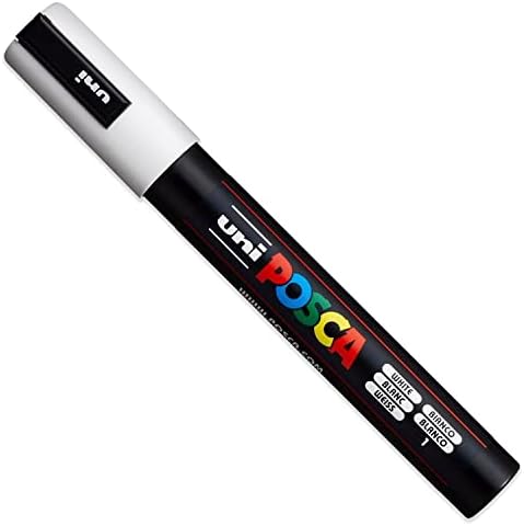 POSCA - PC -5M - Art Pens Marker Art Pens - 1,8-2,5 mm - Индустриски тонови сет од 8 во кутија за подароци