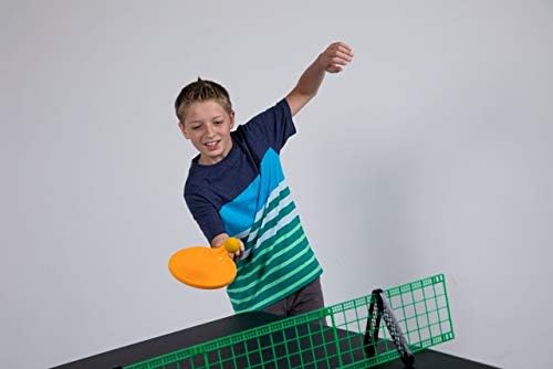 Големо време Супер Понг Комплетен преносен сет за тенис на табели - Вклучува пинг -понг -лопатки, топка и мрежа - лесно поставување