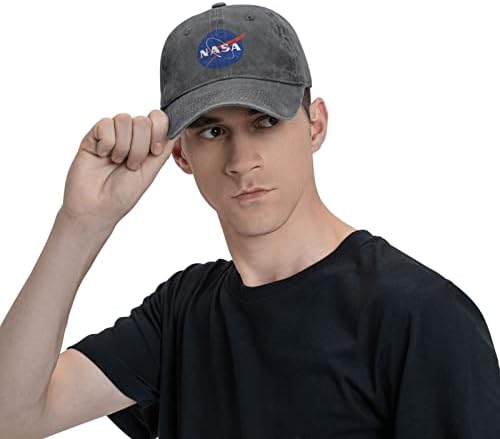Лого на НАСА Бејзбол капа Менс голф капи, прилагодливи жени со сендвич капа