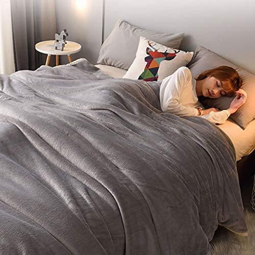 ZSQAW Возрасно руно ќебе за кревет бод дувета цврста боја ќебиња и кревети за меки квалитетни облоги за обложување за софа за домашно покривка
