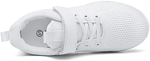 PPXID Младински девојки мрежи што дишат патики за трчање Атлетски тренинзи тениски чевли бели чевли за навивачи за танцување чевли за