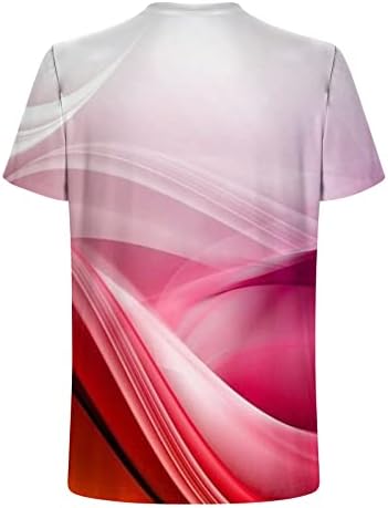 Менс графички маички обични маици со краток ракав мода 3Д дигитална печатена летна маичка обична улична блуза улична облека