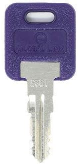 Глобална врска G390 Клуч за замена: 2 копчиња