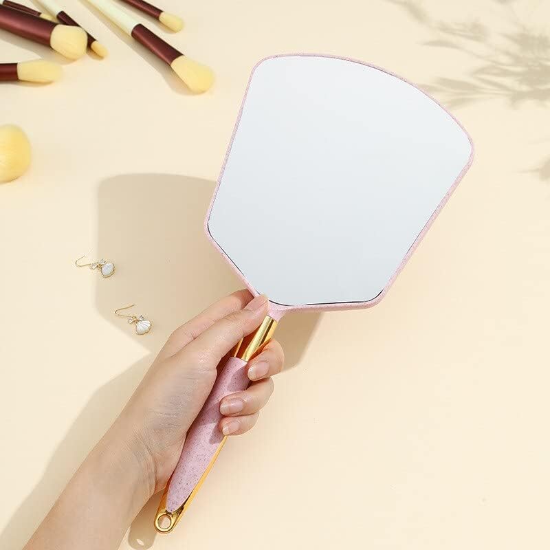 Зелбак за жени рачен салон со висока дефиниција со рачно огледало на суета за шминка Гроздобер