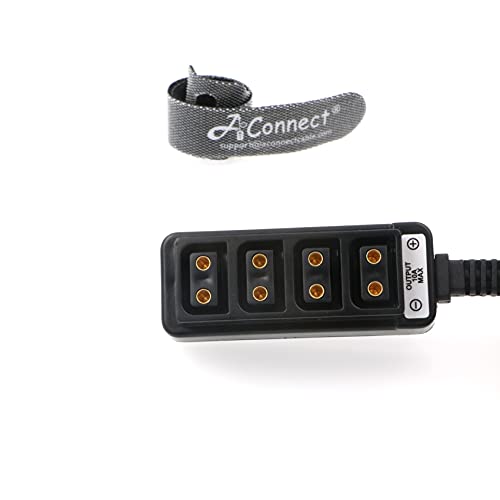 AConnect Dtap-Сплитер-Продолжување Dtap Машки до 4 Порта Dtap Женски Кабел За Напојување Краток Центар ЗА ARRI ЦРВЕНИ Камери